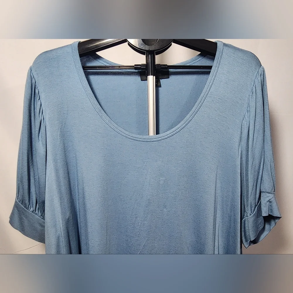 Kare Kane Blue Oversized Short Sleeve T-Shirt - Picture 2 of 10